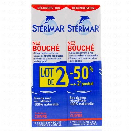 ST&Eacute;RIMAR Hypertonique nez bouch&eacute; enrichi en cuivre (lot de 2 flacons 100ml)