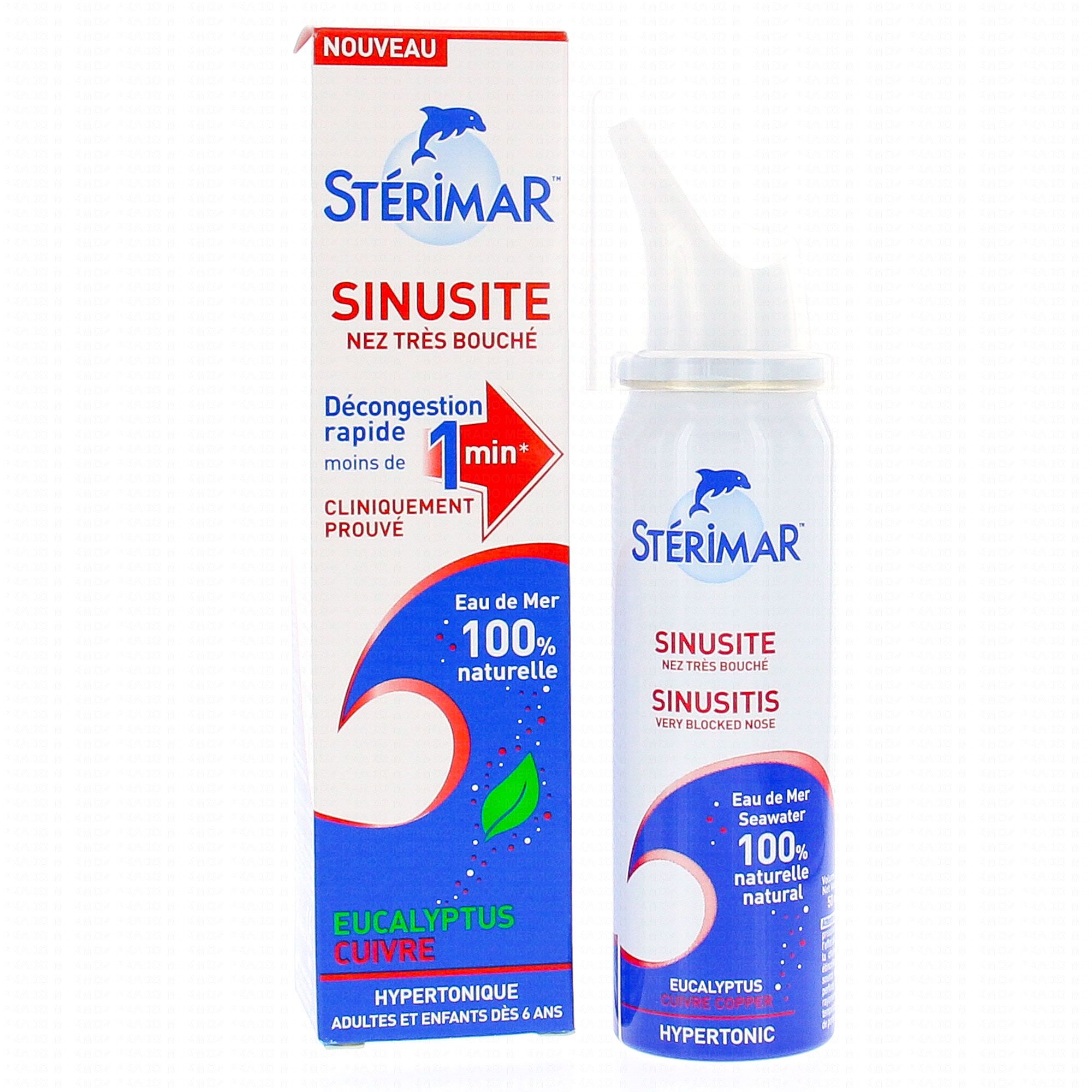 Stérimar Sinusite Nez Très Bouché - Hypertonique - Spray Nasal 50 ml -  Paraphamadirect