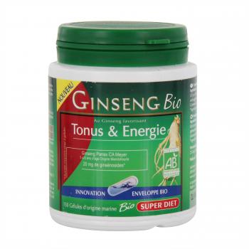 SUPERDIET Ginseng bio pilulier 150 g&eacute;lules