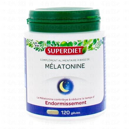 SUPERDIET M&eacute;latonine 120 g&eacute;lules