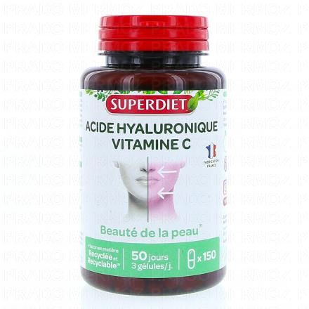 SUPERDIET Acide Hyaluronique Vitamine C x150G&eacute;lules