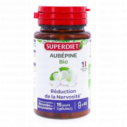 SUPERDIET Aub&eacute;pine Bio 45 g&eacute;lules