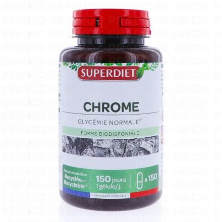 SUPERDIET Chrome 150 g&eacute;lules