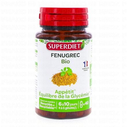 SUPERDIET Fenugrec x40 g&eacute;lules