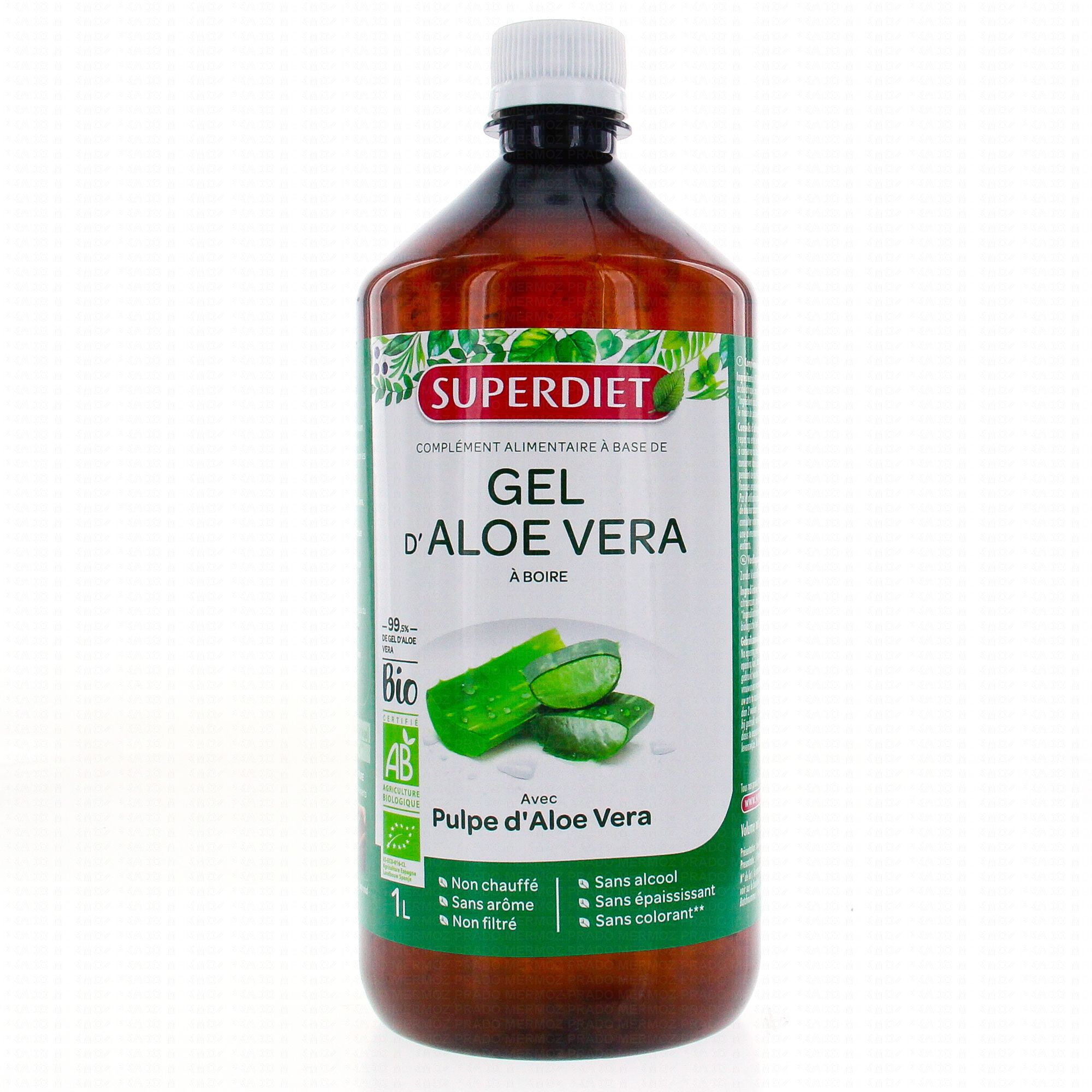 SUPERDIET Gel d'Aloe Vera 1L - Pharmacie en ligne Prado Mermoz
