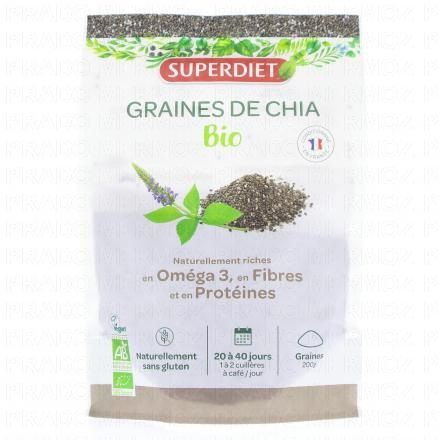 SUPERDIET Graines de Chia 200g