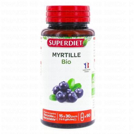 SUPERDIET Myrtille Bio 90 g&eacute;lules