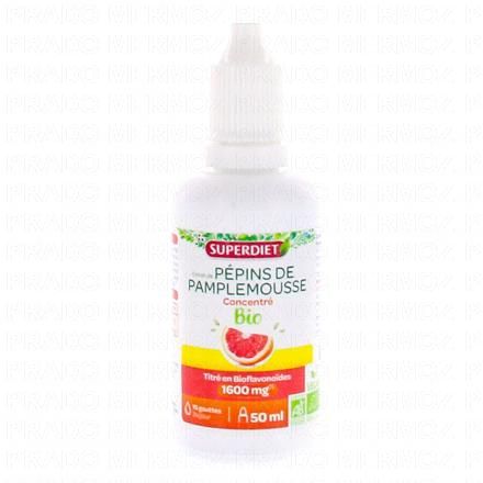 SUPERDIET P&eacute;pins de pamplemousse Bio 100mL (50ml)