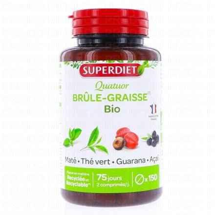 SUPERDIET Quatuor Br&ucirc;le-Graisse 150 comprim&eacute;s