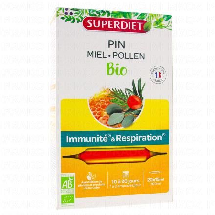 SUPERDIET S&egrave;ve imp&eacute;riale bio 20 ampoules