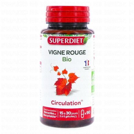 SUPERDIET Vigne Rouge Bio 90 g&eacute;lules