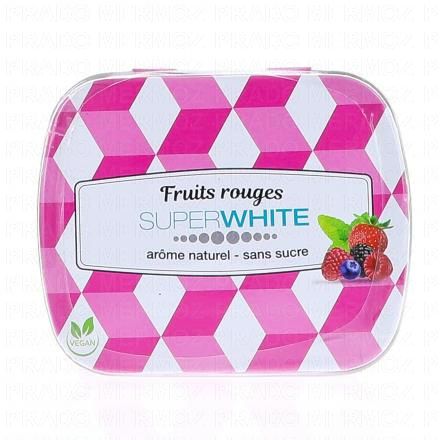 SUPERWHITE Pastilles Fra&icirc;cheurs Fruits Rouges 50 pastilles