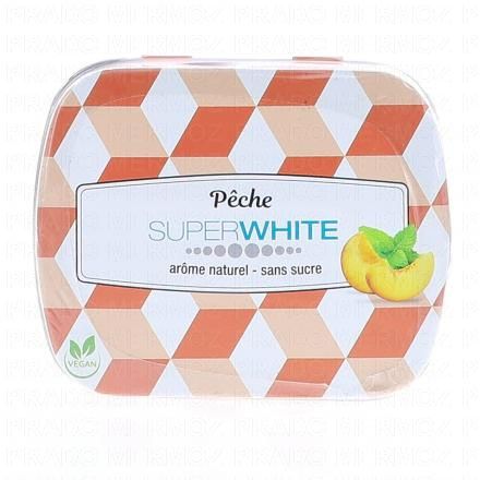 SUPERWHITE Pastilles Fra&icirc;cheurs P&ecirc;che 50 pastilles