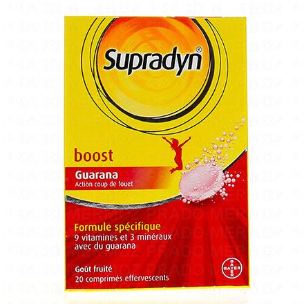 SUPRADYN Boost boite de 20 comprimés effervescents