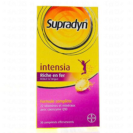 SUPRADYN Intensia comprimés effervescents boite de 30 comprimés effervescents