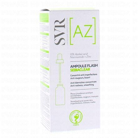 SVR [AZ] S&eacute;biaclear - Ampoule Flash 30ml