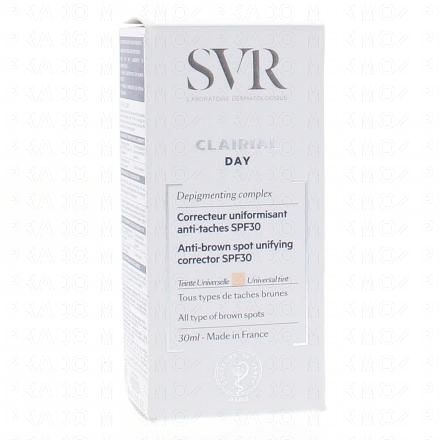 SVR Clairial day Correcteur uniformisant anti-tâches SPF30 30ml