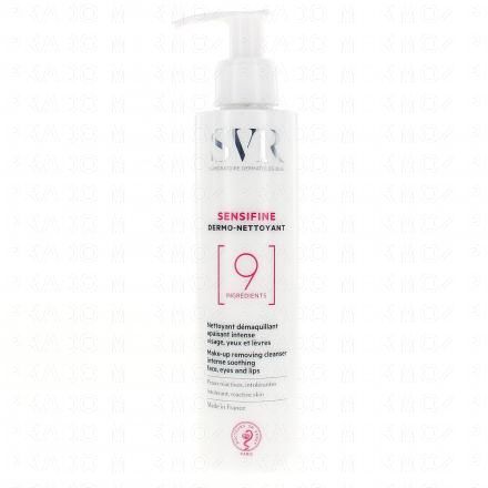 SVR Sensifine dermo-nettoyant d&eacute;maquillant apaisant intense (flacon pompe 200ml)