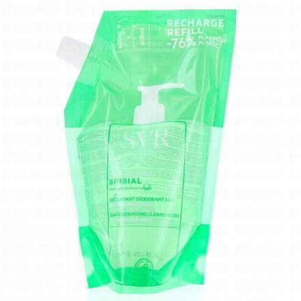 SVR Spirial - D&eacute;o-douche Gel lavant d&eacute;odorant 2en1 (eco-recharge 400ml)