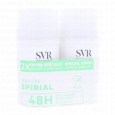 SVR Spirial déodorant anti-transpirant roll on 50 ml x2