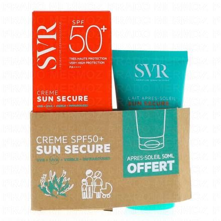 SVR Sun Secure - Crème solaire SPF50 50ml + Lait après-soleil 50ml offert