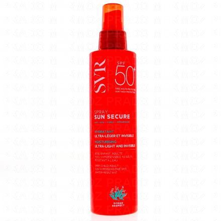 SVR Sun Secure - Spray hydratant ultra léger et invisible SPF50 200ml