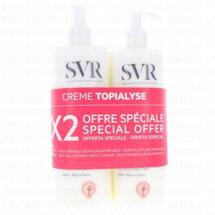 SVR Topialyse - Crème Nourrissante Apaisante 48H (lot de 2x400ml)
