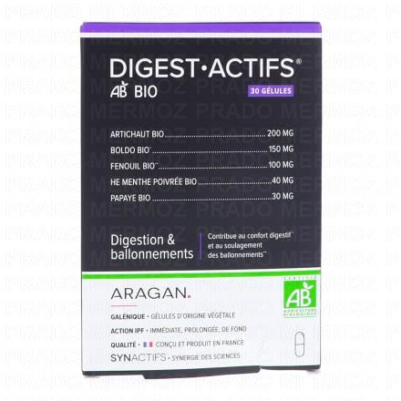 ARAGAN Synactifs - DigestActifs 30 g&eacute;lules d'origine v&eacute;g&eacute;tale