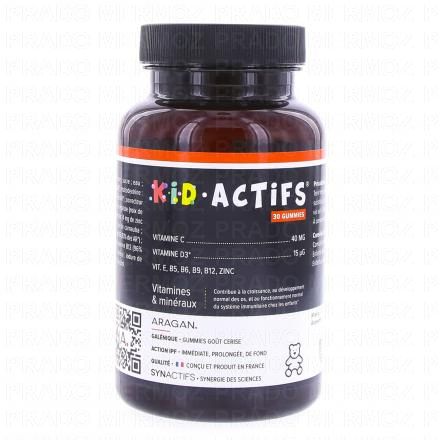 ARAGAN Synactifs - KID Actifs vitamines & minéraux x 30 gummies