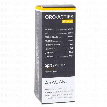 ARAGAN Synactifs - OROactifs Spray Gorge 15 ml
