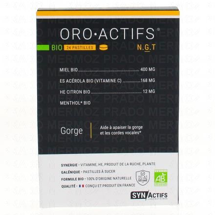 SYNACTIFS Oro.Actifs N.G.T 24 pastilles Bio