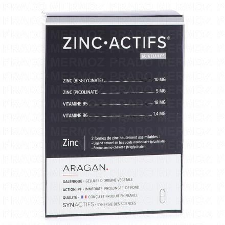 ARAGAN Synactifs - Zinc.Actifs 60 g&eacute;lules