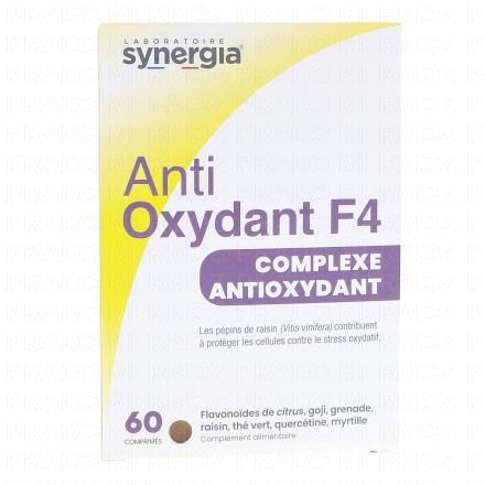 SYNERGIA Anti Oxydant F4 60 comprim&eacute;s