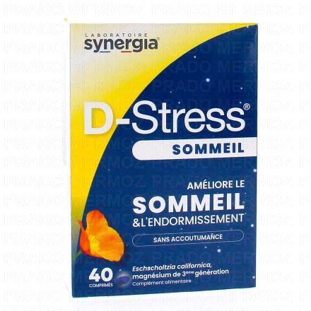 SYNERGIA D-Stress Sommeil 40 comprim&eacute;s