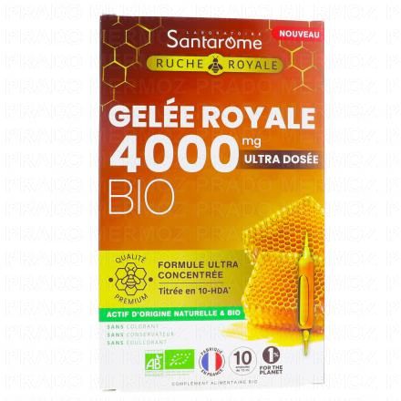 Santarome Gel&eacute;e Royale 4000 MG Bio x10 ampoules