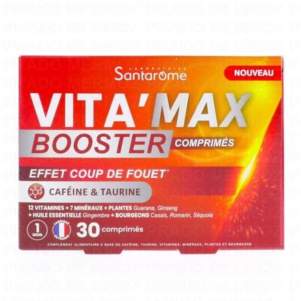 Santarome Vita'Max - Booster Anti Fatigue Caf&eacute;ine & Taurine x30 Comprim&eacute;s