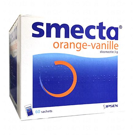 Smecta orange vanille 3g (boîte de 60 sachets)