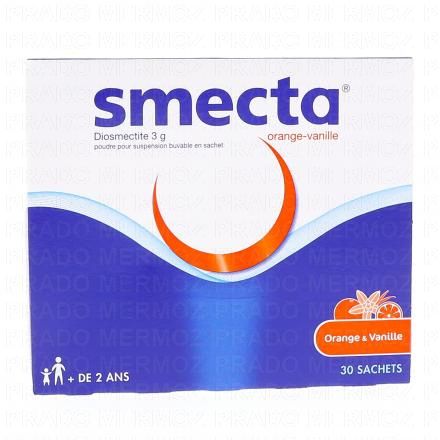 Smecta orange vanille 3g (boîte de 30 sachets)