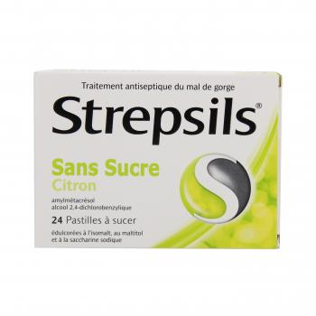 Strepsils citron sans sucre