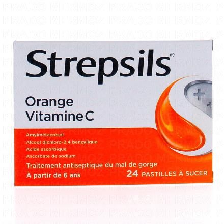 Strepsils orange vitamine C
