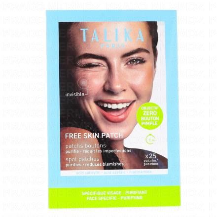 TALIKA Patch Boutons Invisibles x25
