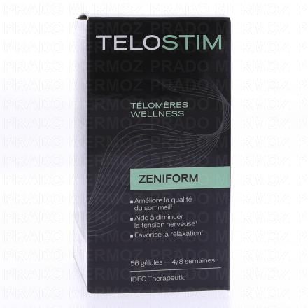 TELOSTIM Zeniform T&eacute;lom&egrave;res Wellness 56 g&eacute;lules
