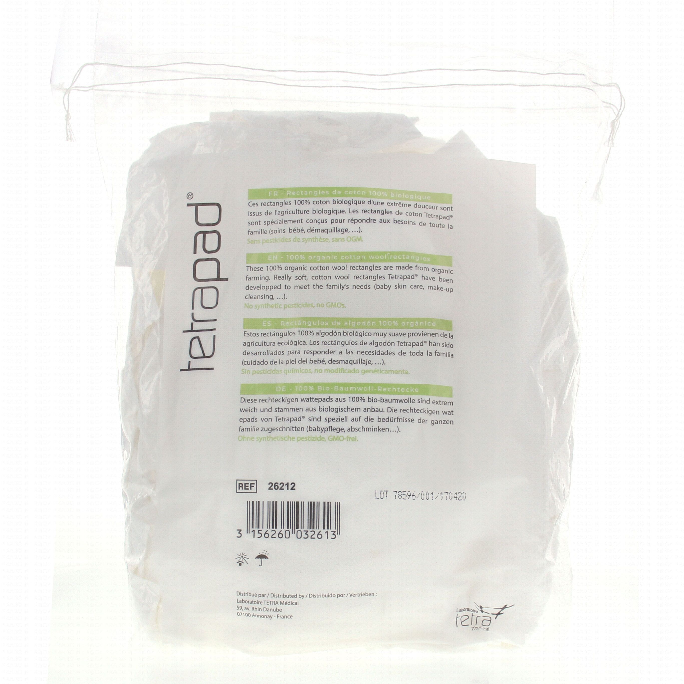 Tetrapad Rectangles De Coton Biologique X180 Pharmacie En Ligne Prado Mermoz Tetrapad Rectangles De Coton Biologique X180 Pharmacie En Ligne Prado Mermoz