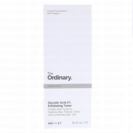 THE ORDINARY Tonique Exfoliant à l'Acide Glycolique 7% 240ml