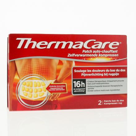 THERMACARE Patch auto-chauffant bas du dos (patch chauffants x2)