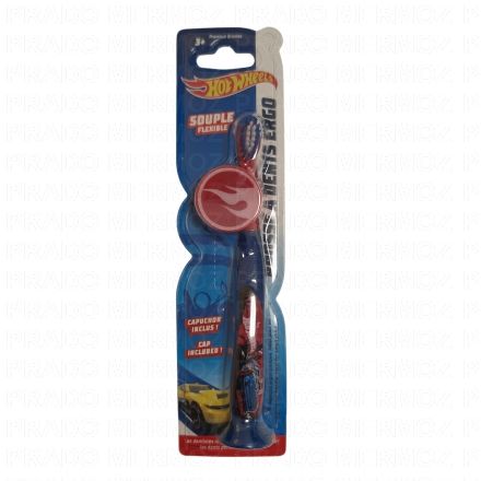 TINOKOU Brosse &agrave; dent ergonomique avec capuchon (hot wheels)