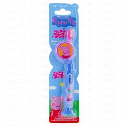 MRWHITE Brosse &agrave; dent ergonomique avec capuchon (peppa pig)