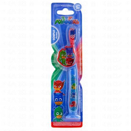 TINOKOU Brosse à dent ergonomique avec capuchon (pyjamasks)