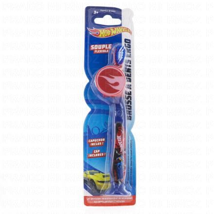 TINOKOU Brosse &agrave; dent ergonomique avec capuchon (hot wheels)
