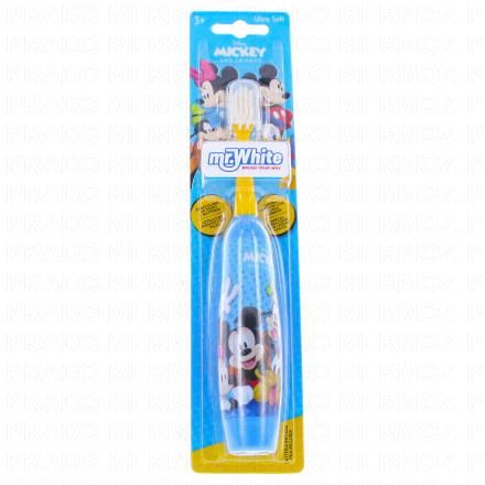 MRWHITE Mickey - Brosse &agrave; dents &agrave; piles